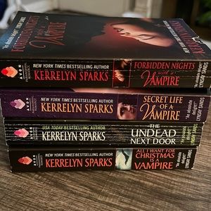 Set of 4 Kerrelyn Sparks Vampire books